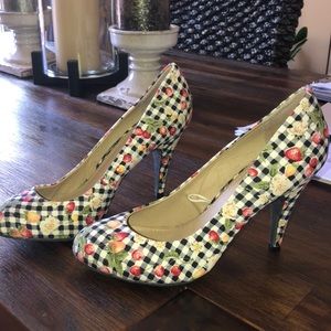Checkered Forever 21 Heels